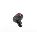 Devia transmitter FM Smart Bluetooth MP3 car charger PD 30W 1x USB-C 2x USB 3A black Devia transmitter FM Smart Bluetooth MP3 car charger PD 30W 1x USB-C 2x USB 3A black