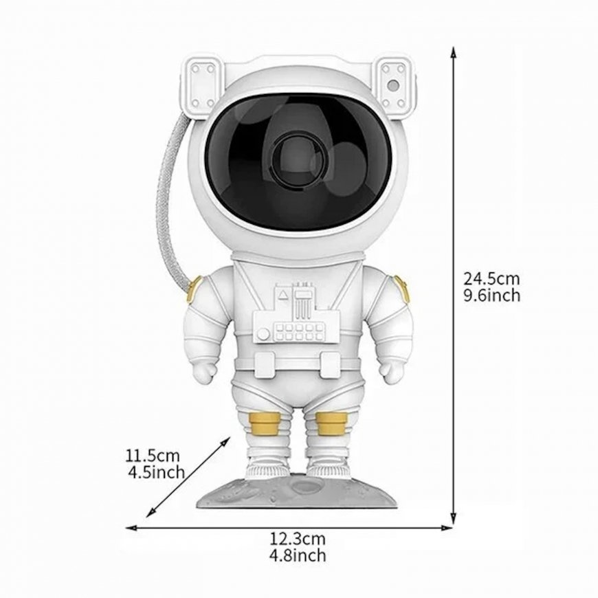 CP 3D Astronout 360 degree Rotate Head Star Sky & Nebula project – 3