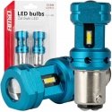 LED lemputės canbus 1157 bay15d p21/5w 4smd 1860 balta 12v 24v amio-04253