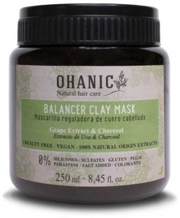 Mask for oily scalp Ohanic Clay Balancer Mask, 250 ml OHAN20