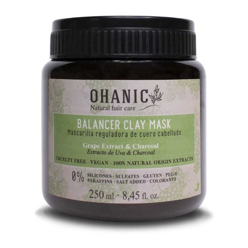 Mask for oily scalp Ohanic Clay Balancer Mask, 250 ml OHAN20