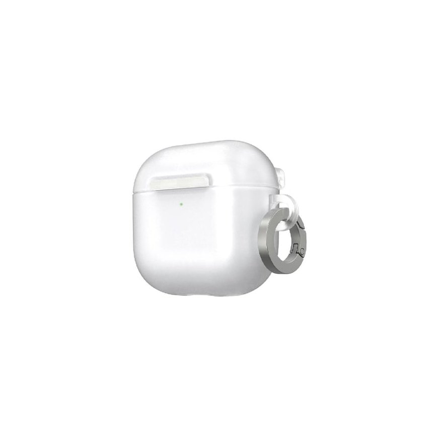Araree etui Nukin AirPods 4 przeźroczysty-matowy|c – 2