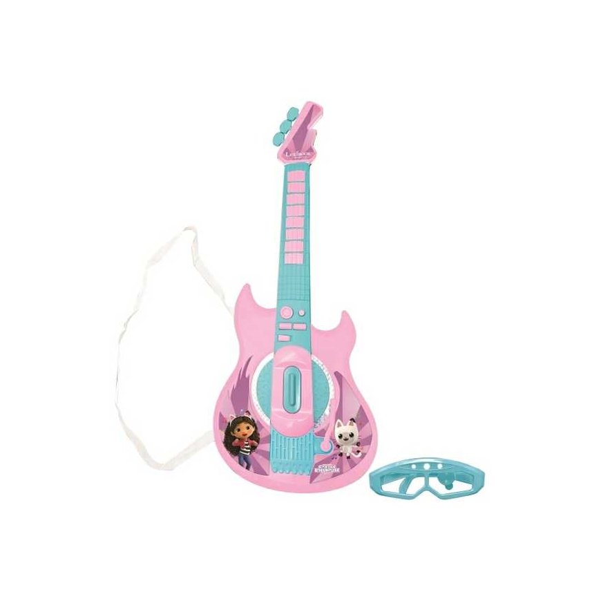 Usorteret Gabby's Dollhouse Electronic Lighting Guitar with Mic in glasses shape
