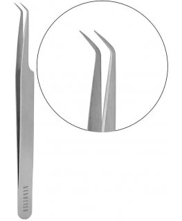 Nanolash L-shaped eyelash tweezers 1 U