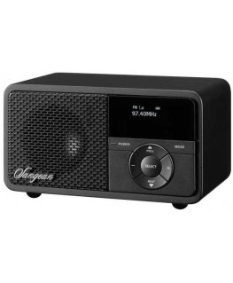 Sangean DDR-7X Juodas DAB+/FM-RDS/AUX/Bluetooth wooden cabinet radio
