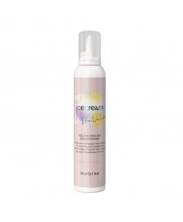 CREAM Inebrya Inebrya Ice Kreminis VOLUME MOUSSE atstatomoji plaukų priežiūros priemonė