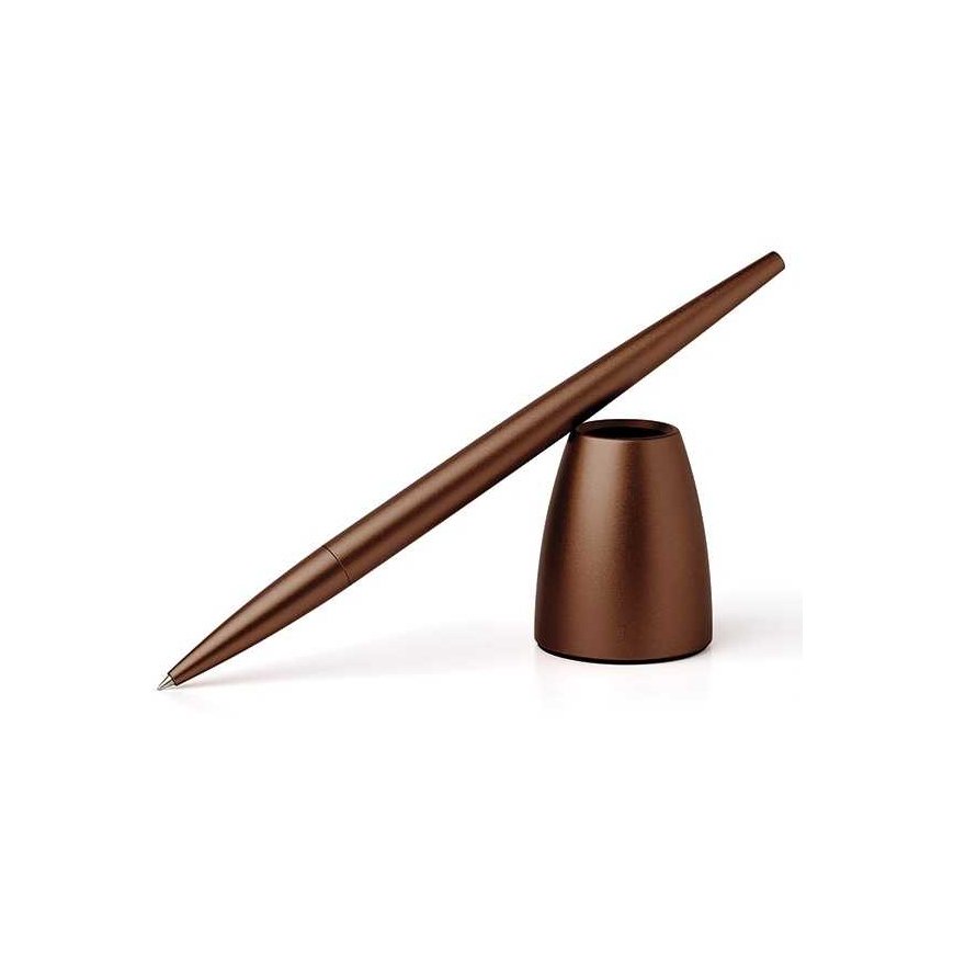 Lexon Scribalu pen with stand bronze color LS64BZ – 3