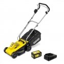 Cordless lawn mower Karcher LMO 2-18 Battery Set 18 V 1x5.0 Ah battery. Cordless lawn mower Karcher LMO 2-18 Battery Set 18 V 1x5.0 Ah battery.