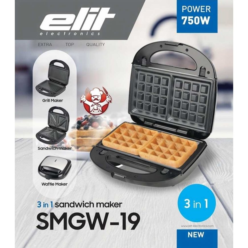 Sandwich toaster Other Sandwich toaster Elit 3in1 SMGW-19 – 5