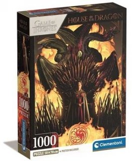 Clementoni Puzzle 1000 pieces - House of The Dragon