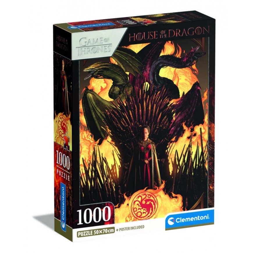 Clementoni Dėlionė 1000 vnt. - House of The Dragon – 2