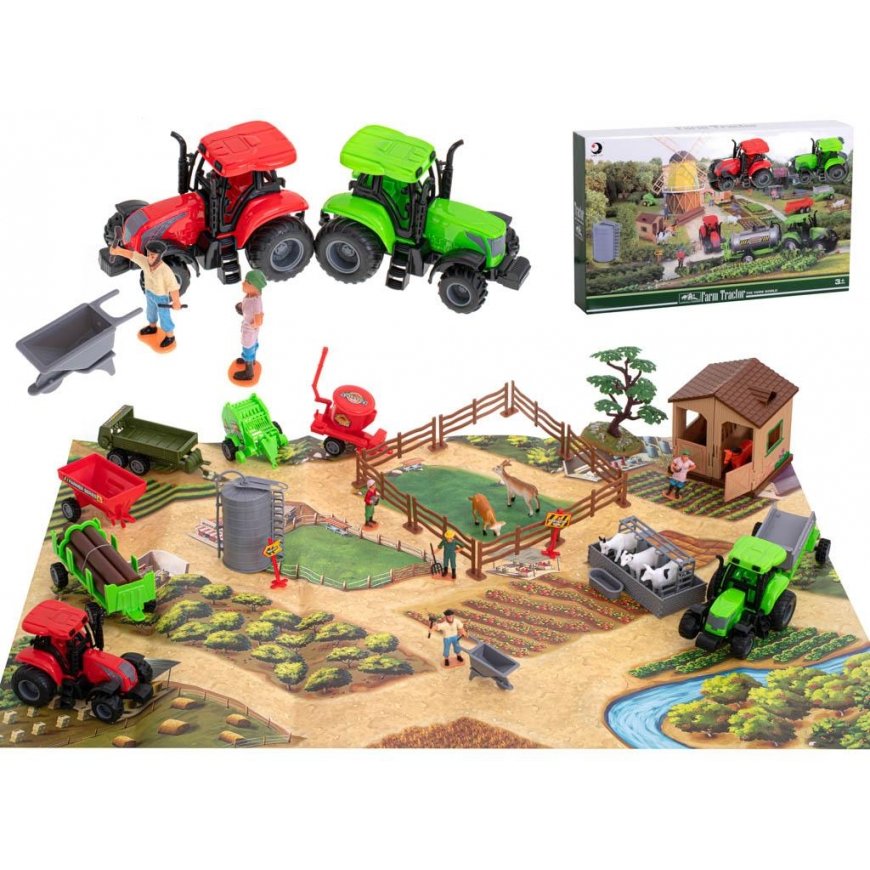 Farm with animals and machines 49 pcs. – 2