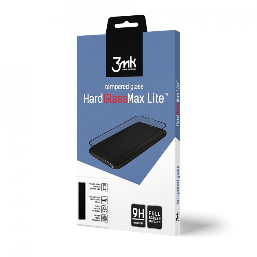 LCD protective glass 3mk Hard Glass Max Lite Samsung A025 A02s/A035 A03/A037 A03s black