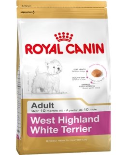 Royal Canin West Highland White Terrier Adult 3 kg Pieaudzis suns Kukurūzas garša, Putnu gaļa