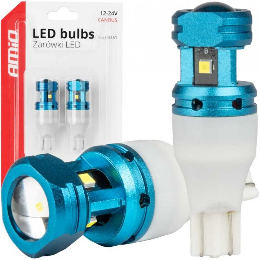 AMiO LED bulbs canbus t15 w16w