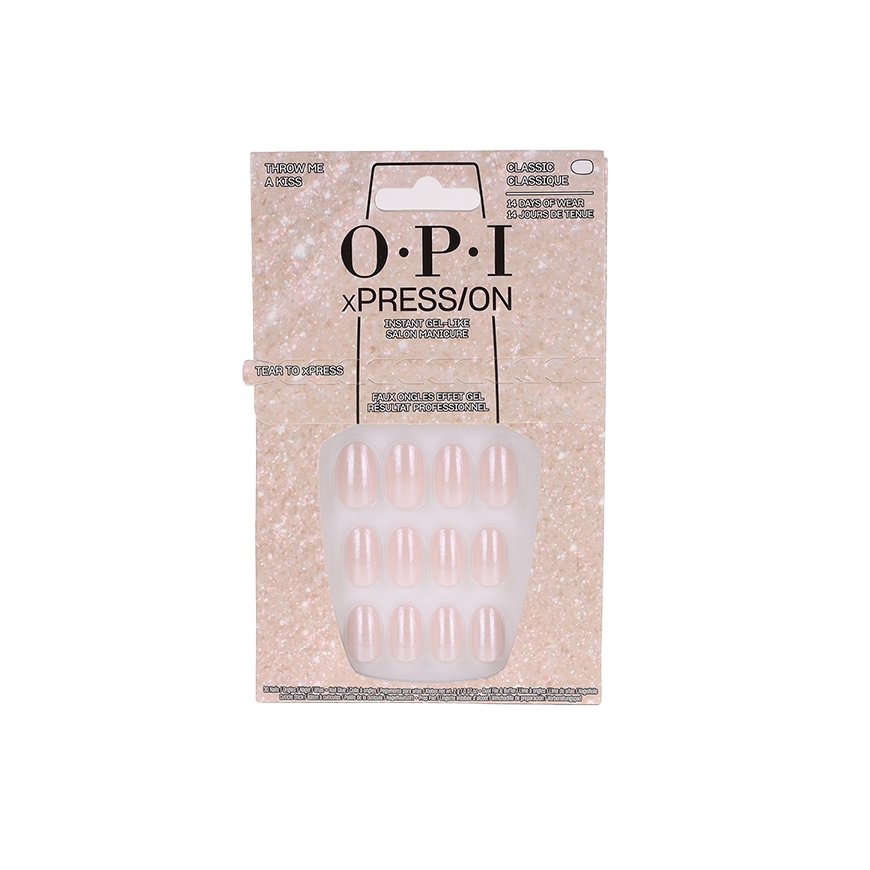 Opi Xpress-On Artificial Nails Iconic Shades Throw Me A Kiss 30 U