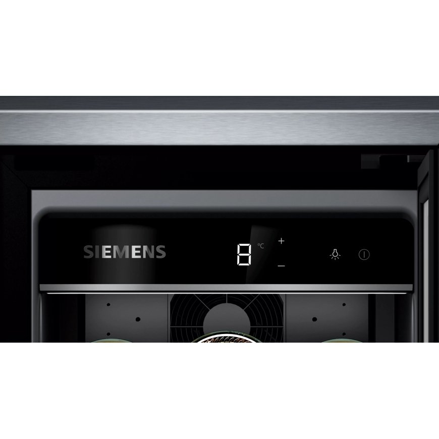 Siemens iQ500 KU20WVHF0 vīna dzesētājs Kompresora vīna dzesētājs Iebūvēts Melns 21 pudele (-es) – 4