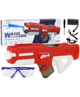 Lean Toys Large Red Water Gun 750ml Glasses