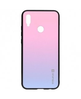 Huawei Y6 2019 Gradient Glass Case 2 Bubble Gum
