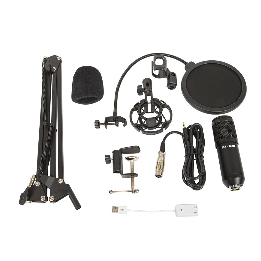 BLOW 33-052 mikrofoni musta Studiomikrofoni – 2
