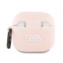 Karl Lagerfeld KLA4RUNCHP AirPods 4 cover rožinės spalvos silikoninis Choupette Head 3D Karl Lagerfeld KLA4RUNCHP AirPods 4 cover rožinės spalvos silikoninis Choupette Head 3D
