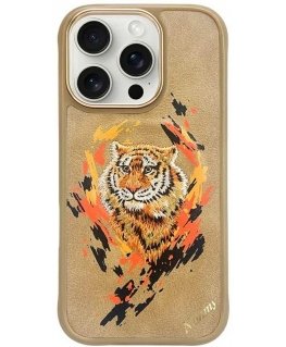 Case Nimmy Tygrys MagSafe for iPhone 16 Pro Max jasnobrązovy