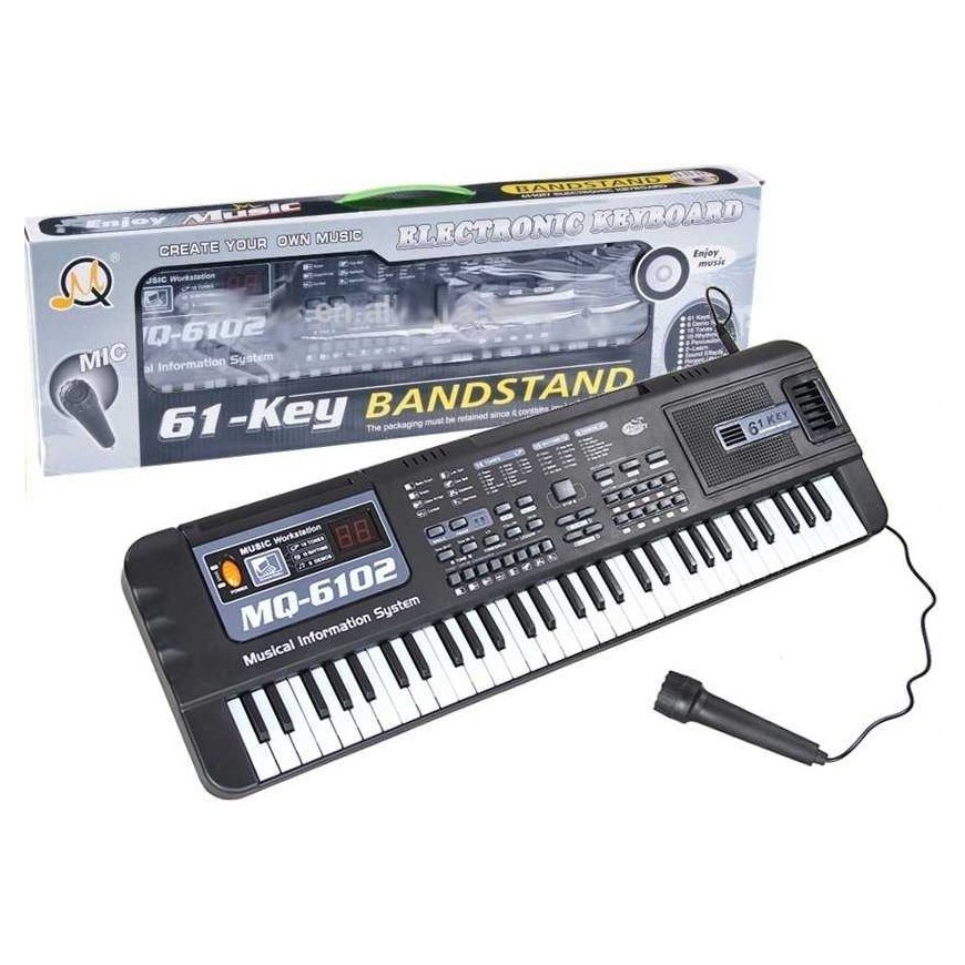 Lean Toys KEYBOARD with microphone - MQ-6102