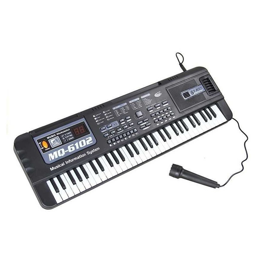 Lean Toys KLAVIATŪRA su mikrofonu - MQ-6102 – 2