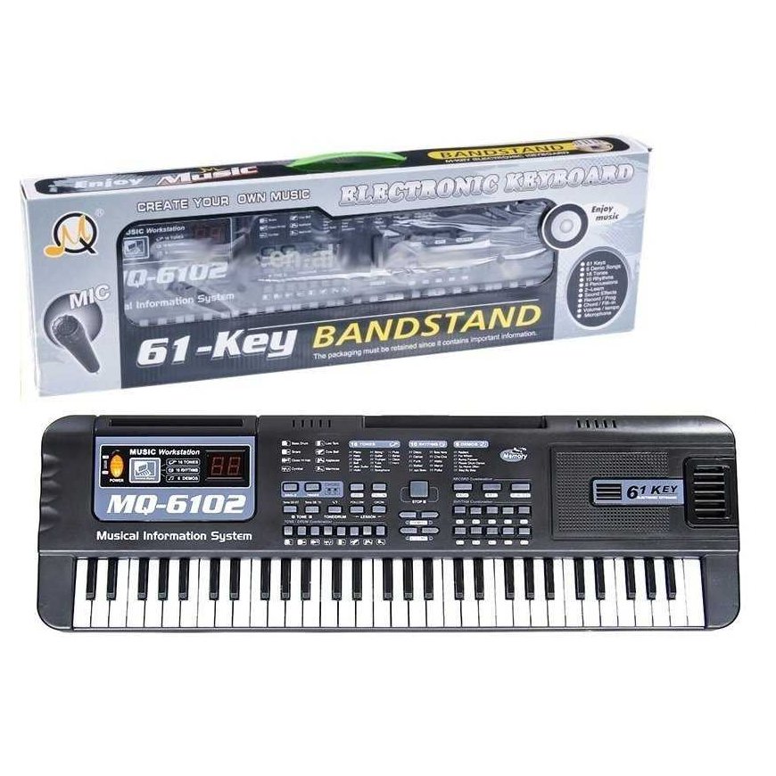 Lean Toys KLAVIATŪRA su mikrofonu - MQ-6102 – 4
