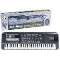 Lean Toys KEYBOARD with microphone - MQ-6102 Lean Toys KEYBOARD with microphone - MQ-6102