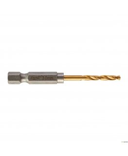 Grąžtas Milwaukee grąžtai METAL SWave HSS-G TIN 3,0mm UCHWYT HEX (10vnt.)