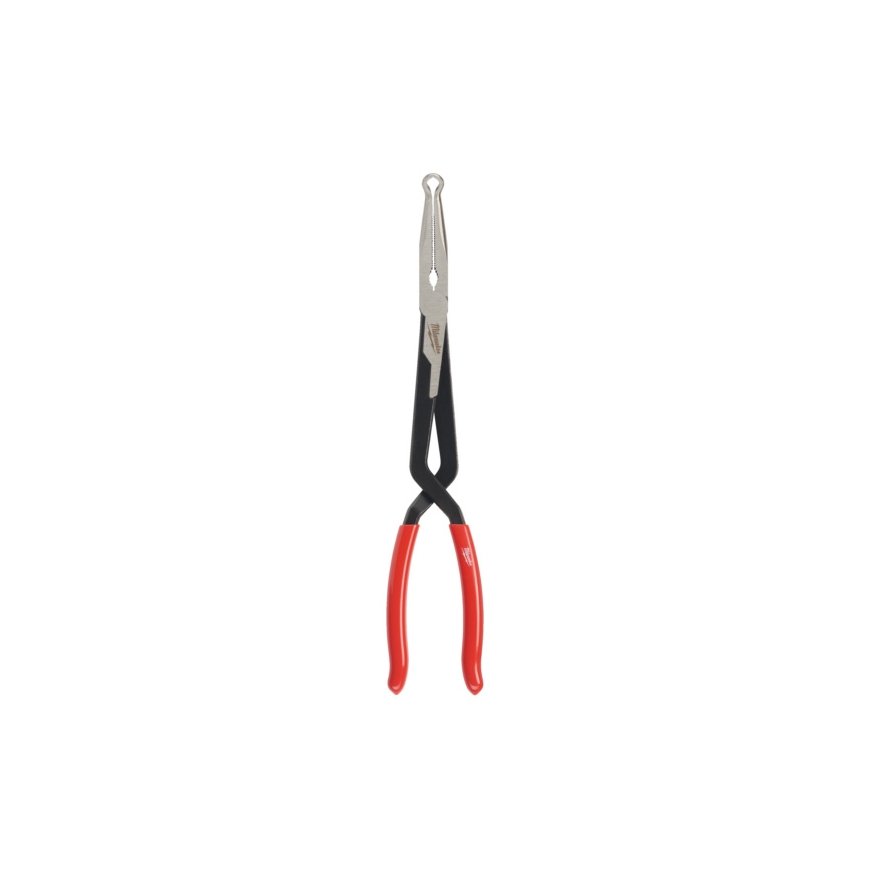 MILWAUKEE LONG NOSE PLIERS WITH EYE JAWS 8mm