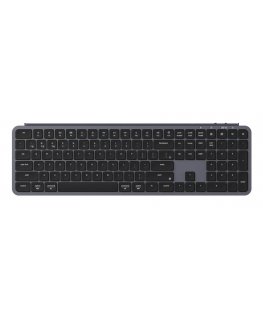 Keychron B6P-K1 klaviatūra Namams / biurui USB + RF Wireless + Bluetooth Pilka