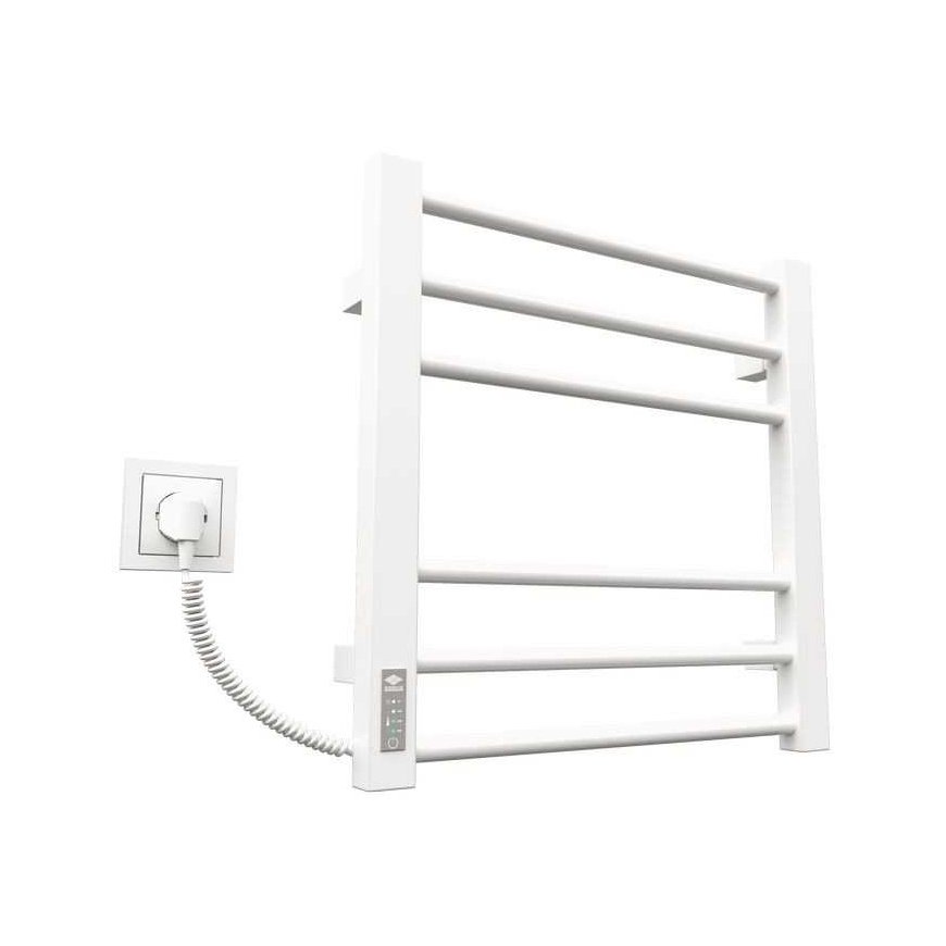 Towel dryer Kosser Step 500x500/6 EL timer white – 2