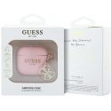 Guess GUA4LECG4P AirPods 4 cover rožinės spalvos silikoninis 4G Charm Guess GUA4LECG4P AirPods 4 cover rožinės spalvos silikoninis 4G Charm