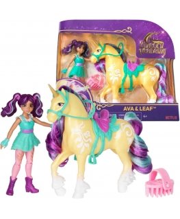 Unicorn Academy Akademia Jednorożców Set Figurki Ava & Leaf dziewczyna i jednorożec + accessories