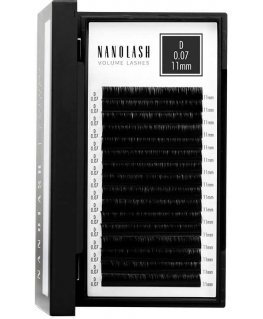Nanolash Volume Lashes Dirbtinės blakstienos 0,07 D 11 Mm 1 U
