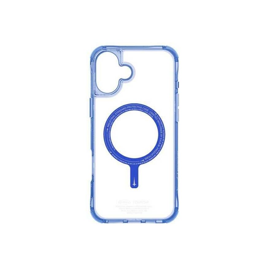 Skinarma Saido Apple iPhone 16 6.1" Magnetic Charging case blue – 2