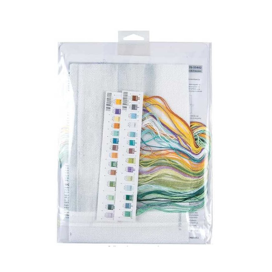 Simplicity Creative Corp Cross Stitch Kit "Lemon Jar" 35x25 cm D70-35442 – 3