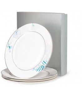 Fissman Porcelain plate set Lyon 27 cm / 4 pcs