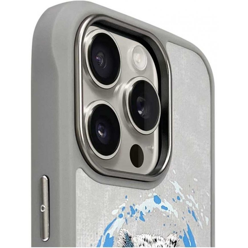 Nimmy Pantera MagSafe Apple iPhone 16 Pro dėklas telefonui pilkos spalvos – 3