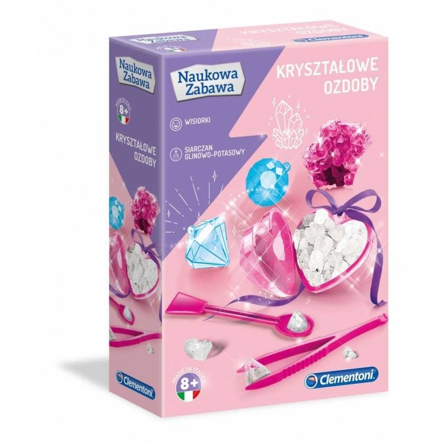 Clementoni Mokslinis rinkinys.Krištoliniai papuošalai – 3