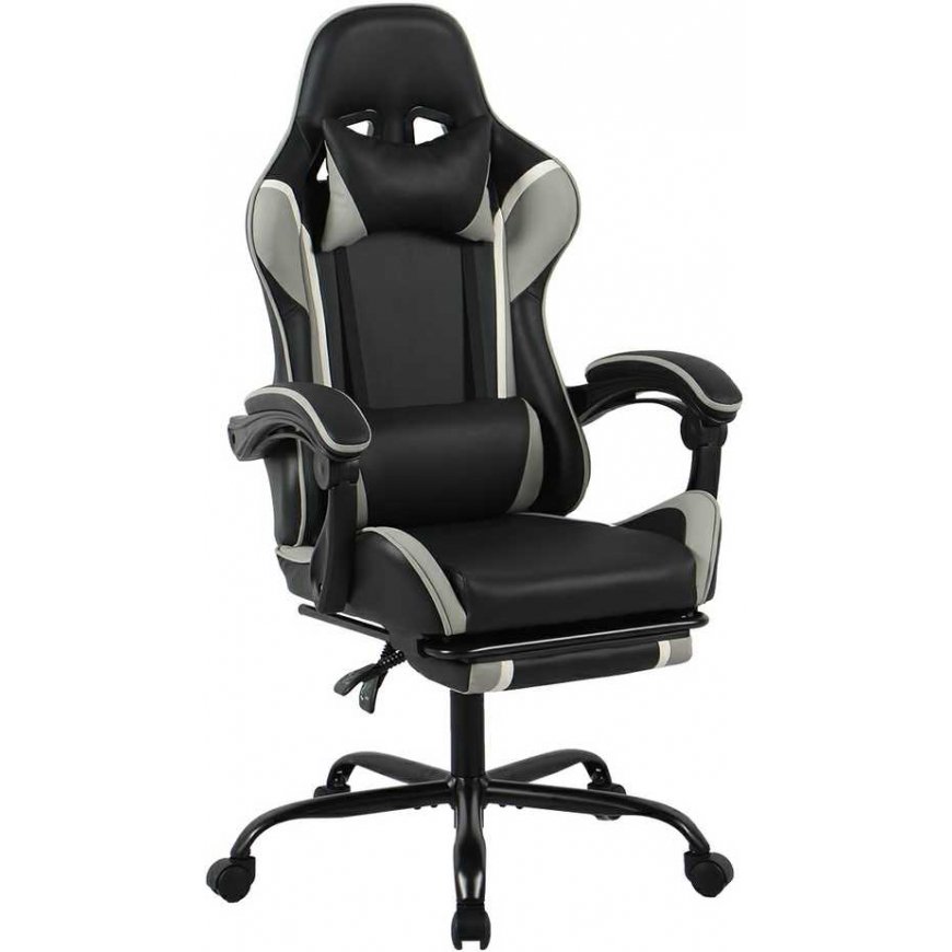 Gaming chair Spacetronik Rally 1.0 black gray – 4