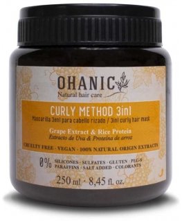 Mask for curly hair Ohanic For curly hair Method Mask, 250 ml OHAN19