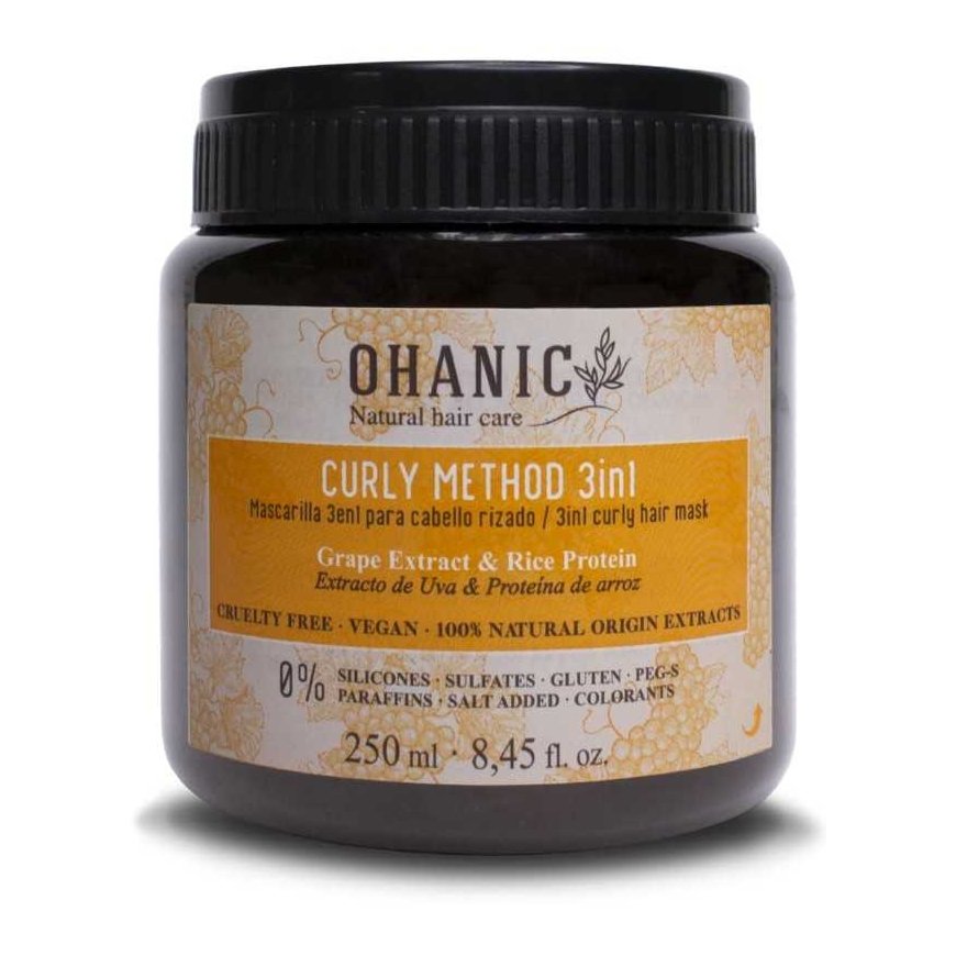 Mask for curly hair Ohanic For curly hair Method Mask, 250 ml OHAN19
