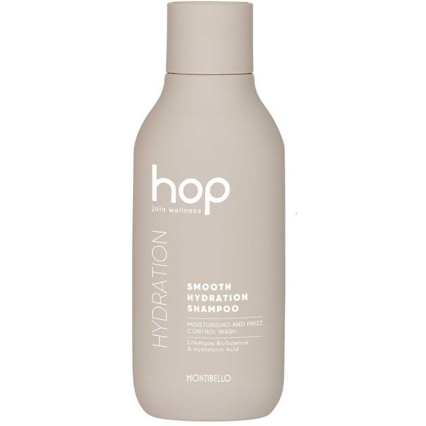 MONTIBELLO Hop Smooth Hydration Šampūnas drėkinamasis šampūnas sausiems ir slenkantiems plaukams 300ml