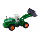 Lean Toys Backhoe Loader R/C Remote Control Lifting Handle Green