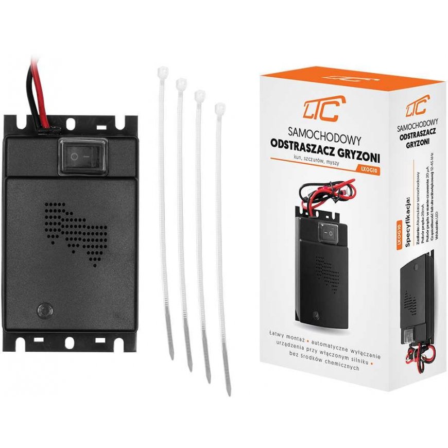 Šaldytuvas Lamex Automobilinis kiaunių, pelių, žiurkių, graužikų atbaidiklis 12V/24V DC LTC – 3