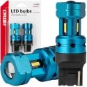 LED lemputės canbus t20 7440 w21w 4smd 1860 balta 12v 24v amio-04254