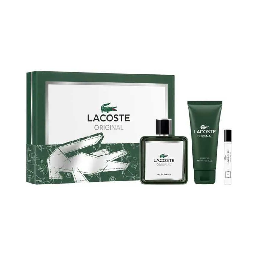 Lacoste Original Eau De Parfum Purškiklis, 100 ml Set 3 Pieces